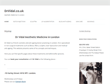Tablet Screenshot of drvidal.co.uk
